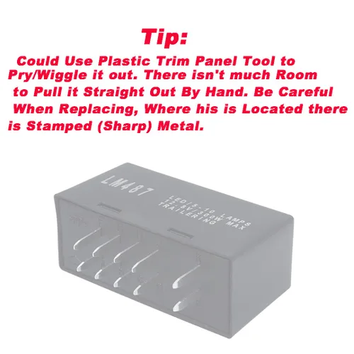 Vista 6 de 10383321 Advertencia de Peligro y señal de giro, Flasher LED Compatible con camiones Chevy Silverado y GMC Sierra modelos 2003 2004 2005 2006 2007