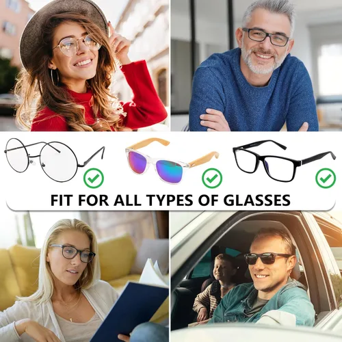 Vista 6 de SIGONNA Correa Cordón Sujetador para Gafas - Correas Cordones para Gafas para Hombres y Mujeres - Sujetadores de Gafas Alrededor del Cuello - Cadena