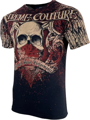 Vista 7 de Xtreme Couture by Affliction - Camiseta para hombre con tatuaje ortodoxo para motociclista MMA