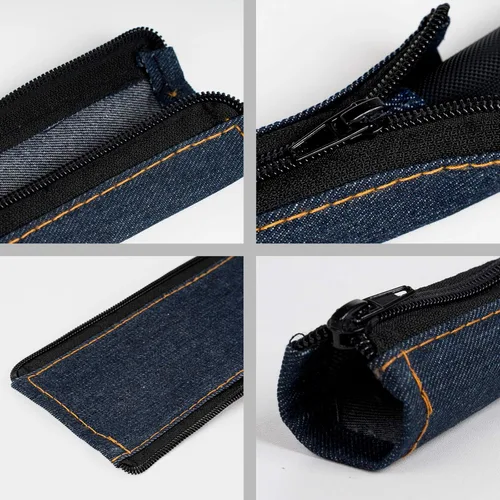 Vista 4 de YESWELDER TIG - Cubierta de cable de soldadura estilo chaqueta con cremallera estilo vaquero, 12.1 ft (12 pies de longitud)