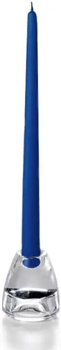 Vista 22 de Yummi Velas cónicas Blue Jade - 10 pulgadas - 12 por paquete