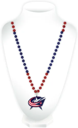 Vista 5 de Rico Industries Cuentas unisex estilo Mardi Gras con logotipo de equipo de la NHL