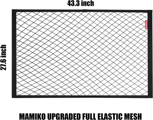 Vista 2 de MAMIKO Red de carga para carro plegable utilitario, carrito de jardín, carrito plegable, carrito de playa, hecho de red de nailon resistente