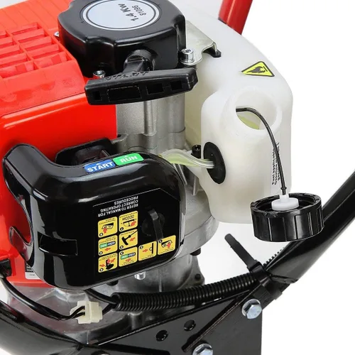 Vista 3 de XtremepowerUS V-Type Earth - Taladro para barrena de árbol de 55 cc, 2 tiempos, alimentado a gas con (2) brocas (4 y 10 pulgadas)