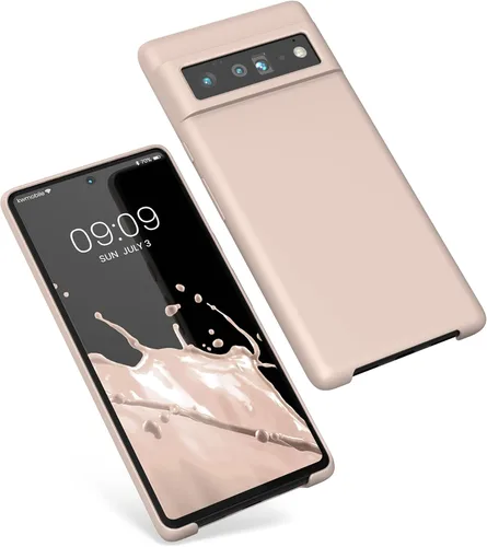 Vista 30 de kwmobile Funda Compatible con Google Pixel 6 Pro - Funda de teléfono de silicona TPU con acabado suave - Azul Arrecife