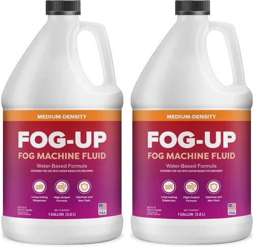 Vista 10 de FogUp Líquido de Niebla de Densidad Media - Extremadamente Duradero, Alto Rendimiento No Irritante para Interiores/Exteriores Sin Olor a Base