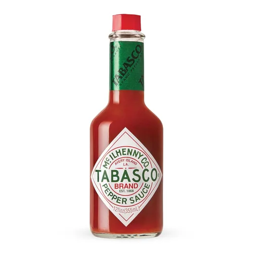 Vista 11 de TABASCO - Salsa picante de chile rojo original, picante medio, botella de vidrio, tres ingredientes simples, para salsas, tacos, huevos, pizza
