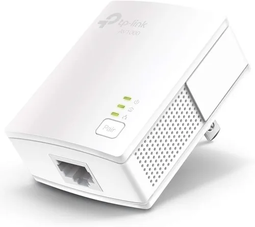Vista 8 de TP-Link Kit adaptador Ethernet Powerline AV1000 - Puerto Gigabit, Plug Pair &Play, Ethernet sobre línea eléctrica, tamaño nano, modo de ahorro