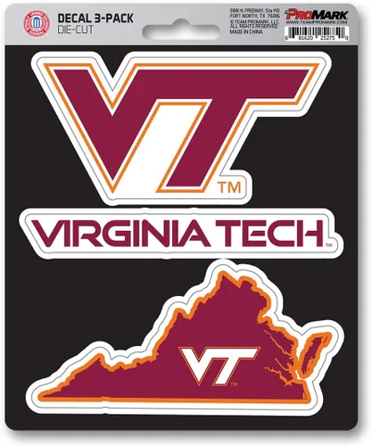 Vista 17 de FANMATS NCAA Unisex NCAA 3 Piece Decal Set