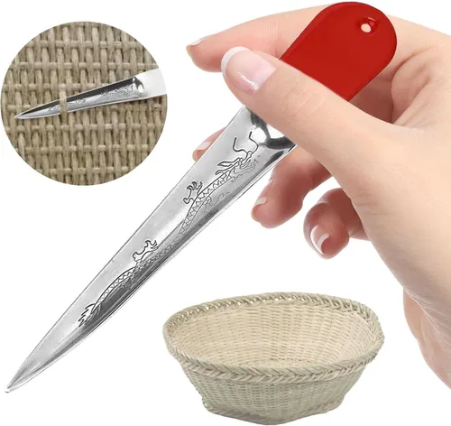 Vista 6 de Herramienta de tejido para mimbre de ratán, herramienta de tejer, manualidades, herramienta especial de ratán para silla, cesta, herramienta