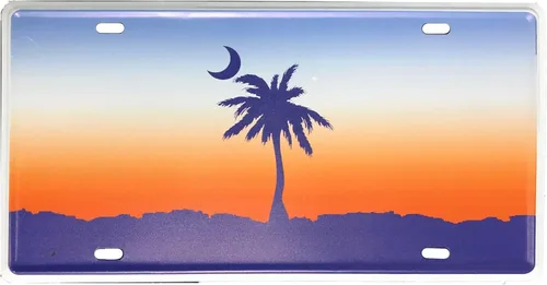 Vista 11 de Placa de matrícula de aluminio de Alabama, decoración de auto novedosa, placas de matrícula decorativas de 12"x6" para el frente del auto, placa