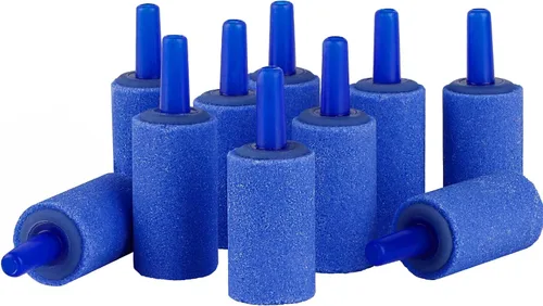 Pawfly Cilindro de piedra de aire para acuario de 1 pulgada, difusor de burbujas de aire para tanque de peces, piedras para bombas de aire nano,
