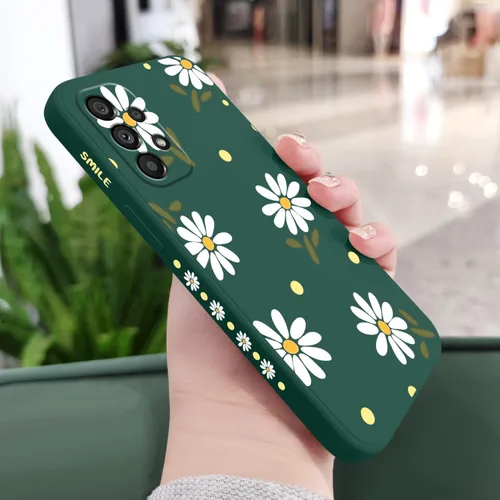 Vista 2 de Funda para teléfono Galaxy A53 5G, para Samsung Galaxy A53 5G, diseño creativo lateral, funda protectora de silicona suave para mujer, funda
