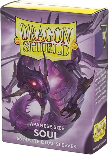 Vista 5 de Dragon Shield Fundas Duales Mate - Tamaño Japonés 60 UNIDADES - Fundas TCG Premium Lisas y Resistentes - Compatibles con Yu-Gi-Oh, Naruto