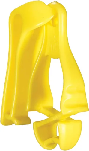 Vista 10 de Ergodyne Squids 3405 - Pinza para guantes con clip para cinturón, paquete de 6, color lima