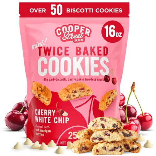 Vista 9 de Cooper Street Galletas biscotti de chocolate con brownie dos veces horneadas (16 onzas), más de 50 mini bocadillos de biscotti de estilo italiano