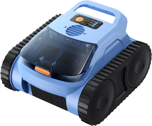 Limpiador robótico inalámbrico para piscinas, aspiradora robótica automática para piscinas enterradas, limpieza de robot de piscina de spa de hasta