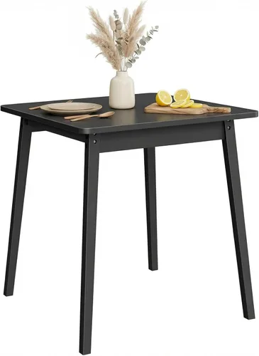 Vista 8 de Mesa de Comedor de Bambú HOOBRO, Mesa de Comedor Cuadrada para 2, Mesa de Cocina de 27.6" para Espacios Pequeños, Mesa de Escribir, Fácil de Montar