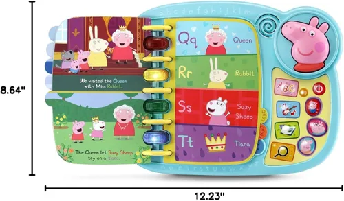 Vista 7 de VTech Peppa Pig - Libro de aprendizaje y descubrimiento, color azul
