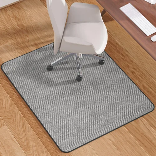 Vista 11 de Blvornl Office Chair Mat for Hardwood Floor and Low Pile Carpet, 35.5" x 47.2" Corduroy Surface Desk Rolling Chair Mat for Hard Floors, Heavy Duty