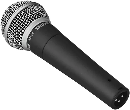 Vista 13 de Micrófono dinámico profesional Shure SM58 Pro con cable XLR de 25 pies - Micrófono cardioide para estudio profesional y actuación en vivo