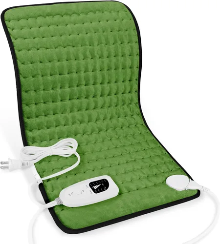 Vista 60 de Deepsoon Almohadilla térmica, almohadillas térmicas eléctricas para espalda, cuello, abdomen, almohadilla térmica húmeda para hombros, rodilla