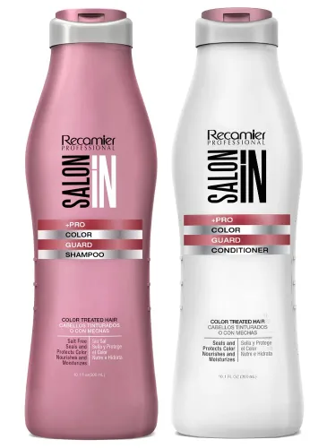 Salon In by Recamier - Juego de champú y acondicionador Color Guard para cabello teñido | 10.1 fl oz / 10.1 fl oz cada uno