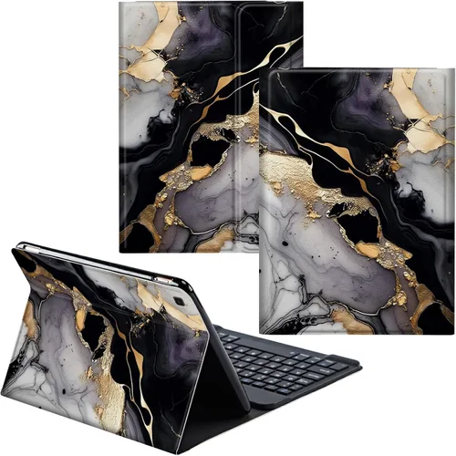 Vista 29 de Funda para Samsung Galaxy Tab S6 Lite 2022/2020 Teclado inalámbrico desmontable y cubierta de soporte de piel sintética Funda protectora