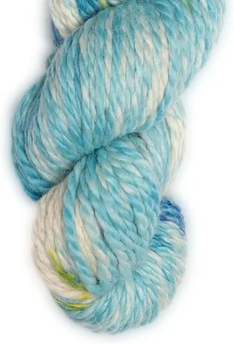 Vista 2 de 100% lana de alpaca bebé 100g madeja de peso voluminoso teñida a mano hecha en Perú - Celestialmente suave y perfecta para tejer y hacer ganchillo