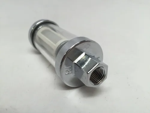 Vista 2 de MARINE BOAT UNI FILTRO DE COMBUSTIBLE EN LÍNEA 1/4", 5/16", 3/8" ACCESORIOS DE VIDRIO TRANSPARENTE/SALIDA