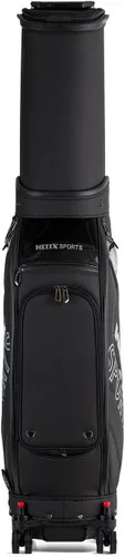 Vista 6 de HELIX Bolsa de golf con ruedas, bolsa de golf retráctil para viajes, cubierta duradera para viajes de golf