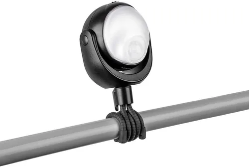 Vista 2 de Limitless Innovations Lumenology - Luz LED portátil con sensor de movimiento que proporciona 148 lúmenes con un rango detectable de 13 pies y base