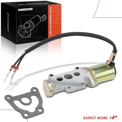 Vista 8 de Válvula de control de aire en ralentí de inyección de combustible A-Premium Compatible con Nissan D21 1990-1994, Pickup 1995-1997 2.4L, Reemplazo#