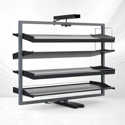 Vista 9 de 360-Degree Rotating Shoe Organizer - Space-Saving Hidden Shoe Cabinet for Entryway, Stylish Shoe Rack for Living Room & Hallway Storage