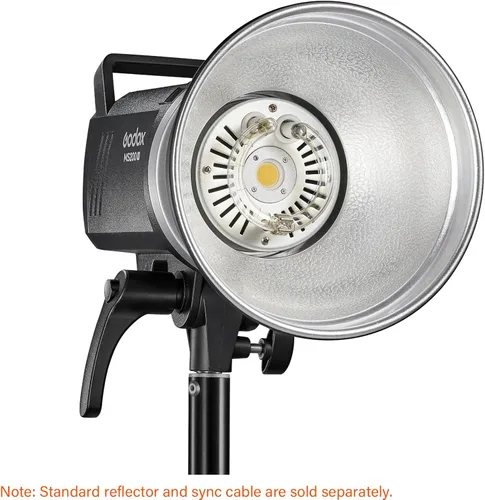 Vista 3 de Godox MS300V 300Ws GN58 Compact Studio Strobe Flash Monolight con montaje Bowens, lámpara de modelado LED, sistema inalámbrico X 2.4G, 5600K 1.3s