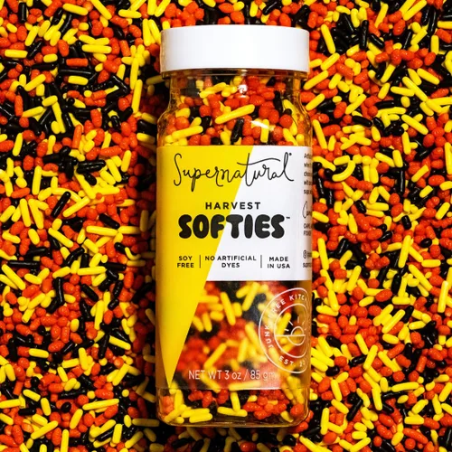 Vista 7 de Chocolate Softies Fair Trade Sprinkles de Supernatural, hecho en EE. UU., sin sabores artificiales ni colorantes artificiales, natural, sin soja