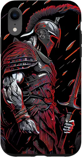 Vista 25 de Funda motivacional épica para iPhone 16 con motivación Spartan Warrior Trojan Warrior Gladiador