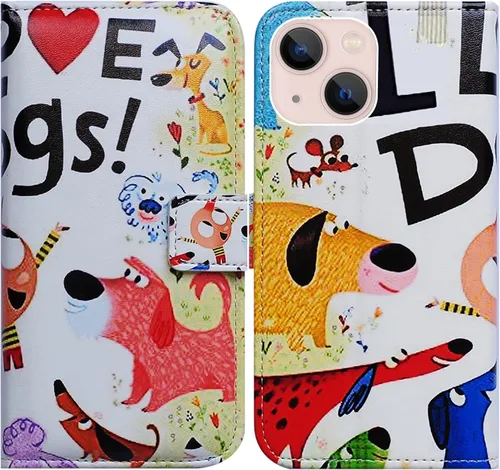 Vista 14 de Bcov Funda para iPhone 14, diseño de pájaro negro y verde con tapa para teléfono, con ranura para tarjetas, soporte para iPhone 14