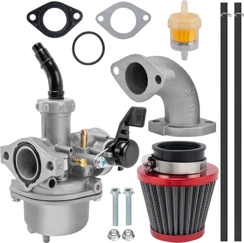 Carburador PZ22 Juego de filtro de aire de carburador de 22 mm Compatible con SSR CRF50, Go Karts, Pit Dirt Bike, Sunl Taotao Pit bike, ATV, motor