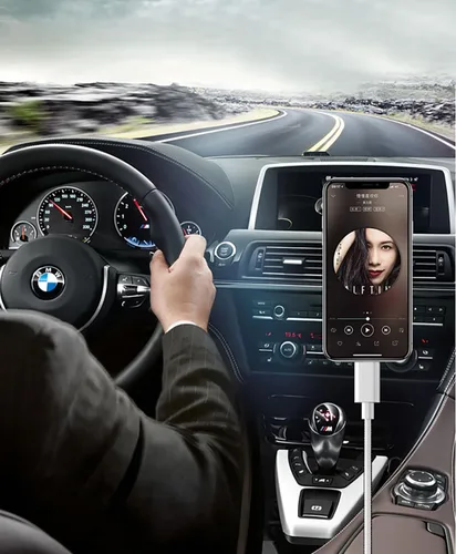 Vista 4 de Cable de audio Lightning a 0.138 in, cable auxiliar estéreo de iPhone a automóvil compatible con iPhone 14/13/12/11/XR/XS/X/8/7/6 Plus/SE 2, 3.3