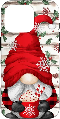 Vista 20 de Cute Christmas Gnome for Women with Hot Cocoa Mug for Xmas Case for iPhone 17
