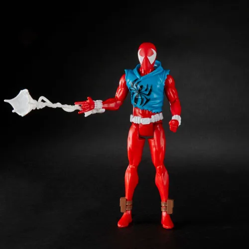 Vista 6 de Marvel Spider-Man: Across The Spider-Verse Scarlet Spider Toy, 6-Inch-Scale Action Figure with Web Accessory, Marvel Toy for Kids Ages 4 and Up