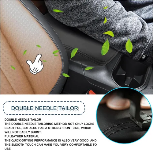 Vista 6 de Ruiya Funda para Reposabrazos Outback 2025 para Subaru Outback Wilderness 2025 Accesorios Cubierta de Consola Central Cubierta de Tapa