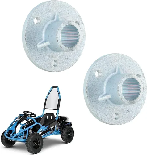 Vista 8 de KIMISS Kit de cubo de rueda trasera de 3 pernos para ATV Go Kart, se adapta a neumáticos de 5 pulgadas, compatible con izquierdo y derecho, cubo