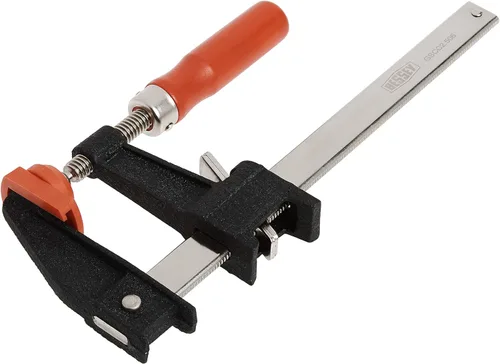 Vista 2 de Bessey GSCC2.506 - Abrazaderas de barra estilo embrague - 6 en 600 libras - Abrazaderas para carpintería con mango ergonómico, almohadillas que