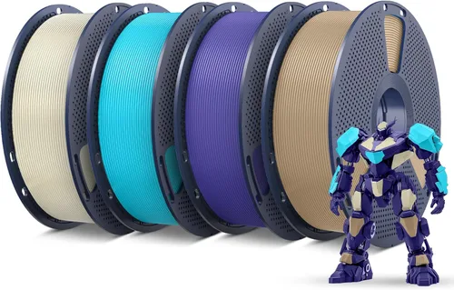 Vista 59 de SUNLU - Filamento PETG de 1.75 mm, resistente para impresora 3D, FDM, encordado ultrabaja, adhesión de capa excepcional y alta tenacidad