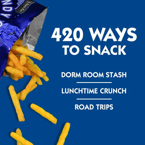 Vista 5 de Andy Capp's Big Bag - Papas fritas con sabor a cheddar, 8 onzas, paquete de 8