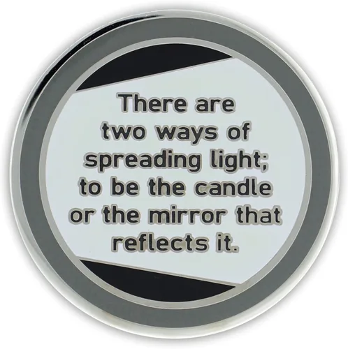 Vista 4 de Chip de sobriedad del faro Moneda triplaca AA que brilla en la oscuridad Medallón de regalo de recuperación de luz para difundir