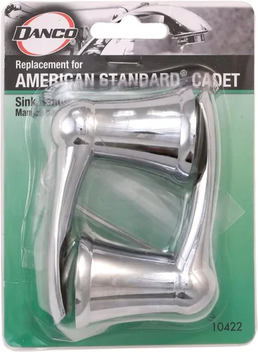 Vista 3 de Danco 10422 - Par de manijas para grifos de fregadero estándar americano de 2 manijas, cromados