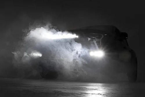 Vista 9 de Rough Country Kit de luces antiniebla DRL LED triple para Ford Raptor 2017-2020 - 70700DRL